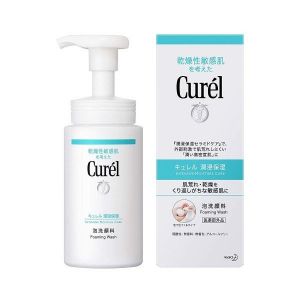 花王Curel珂润泡沫洁面敏感肌绵密洗面奶 150ml