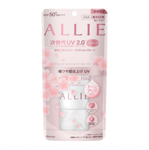 ALLIE阿里防晒霜SPF50+60G限定樱花粉