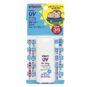 贝亲儿童防晒霜0岁可用30g SPF35