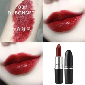 mac口红 DUBONNET 108#牛血红 韩免