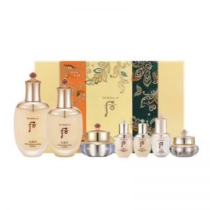 WHOO后天气丹七件套水150ml+乳110ml+面霜25ml+水25ml+乳25ml+眼霜8ml+