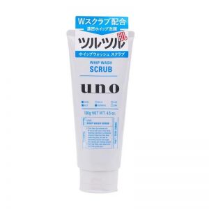 uno洗面奶深入清洁磨砂去角质 蓝色 130g