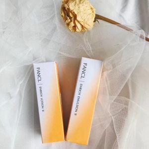 FANCL芳珂EX无添加孕妇胶原活肤爽肤水乳液滋润套装2号橙色 30ml+30ml