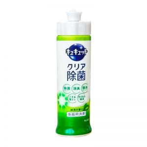花王果蔬餐具浓缩低泡洗洁精240ml-绿茶味