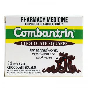 澳洲进口Combantrin打虫巧克力24块儿童成人驱虫蛔虫巧克力打虫药