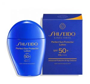 新版本土资生堂蓝胖子防晒霜50ml