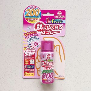 日本kincho金鸟驱蚊喷雾（室内家用）粉色花香45ml